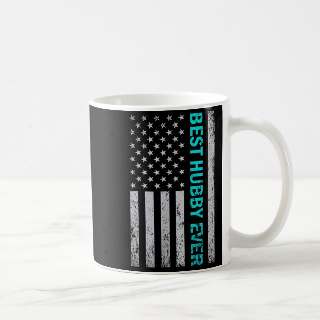 Mug Chemise Hubby Drapeau États-Unis (Droite)