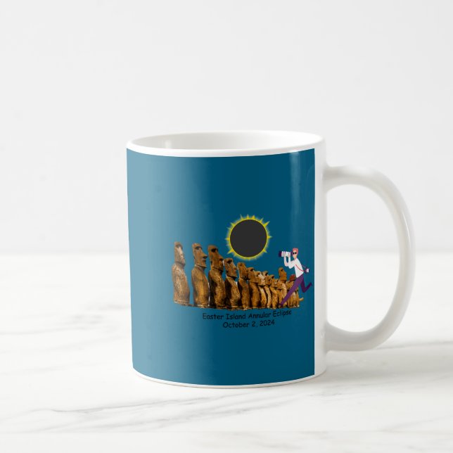Mug chemise île de Pâques éclipse annulaire  (Droite)