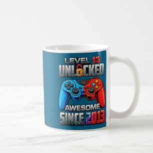 Mug Chemise Incroyable Niveau 13 Débloqué Depuis 2013