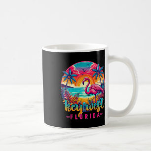 Mug Chemise Key West Floride Flamant Rose Plage Tropic