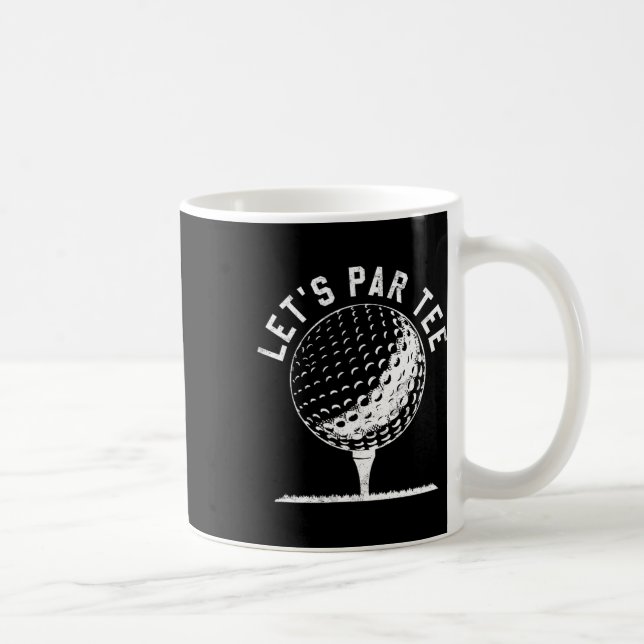 Mug Chemise Lets Par Tee Cadeau drôle pour golfeur  (Droite)