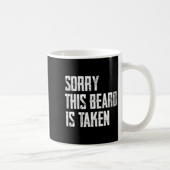 Mug Chemise Mari Désolé Barbe Mariage Pris (Droite)