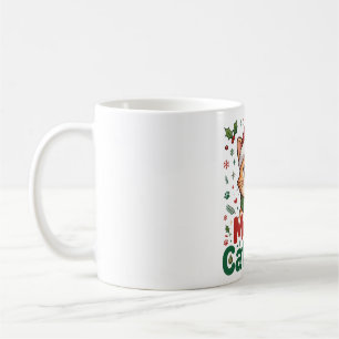 Mug Chemise Merry Cat Mom Chapeau de Père Noël de Noël
