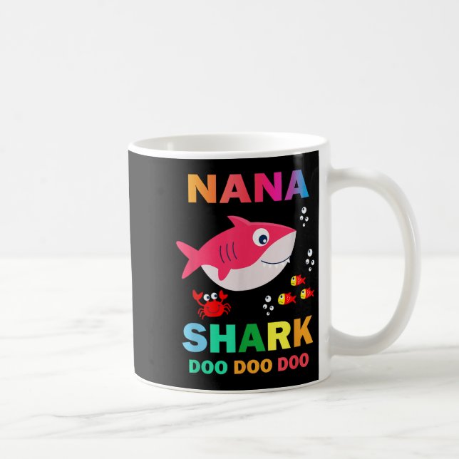 Mug Chemise Nana Shark, Cadeau De Fête des pères De L' (Droite)