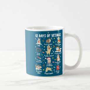 Mug Chemise Noël Vétérinaire Médecine Vétérinaire V