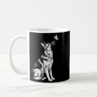 Mug Chemise papillon berger allemand Chien Sch Gsd Chi