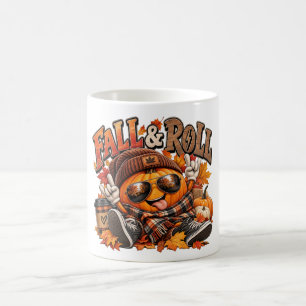 Mug Chemise personnalisée d'automne à motif citrouille