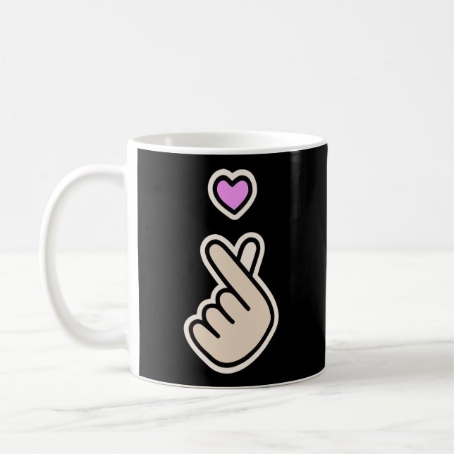 Mug Chemise Saranghae coréenne K-Pop K-Drama (Gauche)