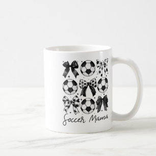 Mug Chemise Soccer Mama Coquette Bow Maman de foot 