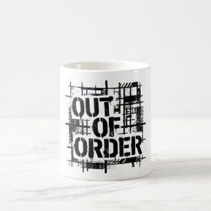 Mug Chemise sweat de typographie industrielle brutalis
