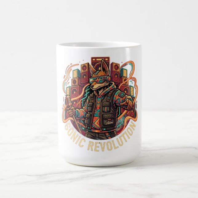 Mug Chemise T-shirt Chat Sonic Révolution (Centre)