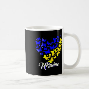 Mug Chemise Ukraine Cœur Papillon Je Suis Avec U