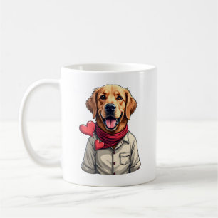 Mug Chemise Vintage 2 pour amateur de Golden Retriever