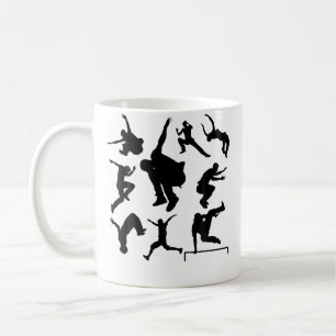 Mug Chemise Vintage Parkour pour garçons Amoureux de P