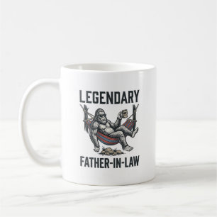 Mug Chemise Vintage Sasquatch Beau-Père Légendaire De