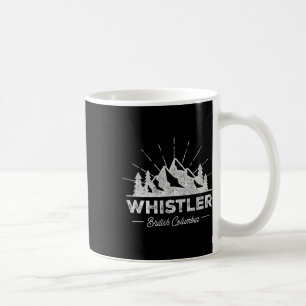Mug Chemise Whistler Colombie-Britannique Vintage Ski