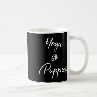 Mug Chemise Yoga Et Chiots,Namastay À La Maison Avec M