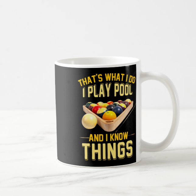 Mug Chemises Billards Drôle Pour Hommes (Droite)
