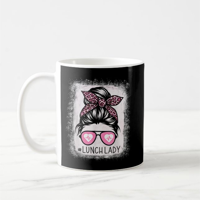 Mug Chemises blanchies Lady Life Pink Leopard Messy (Gauche)