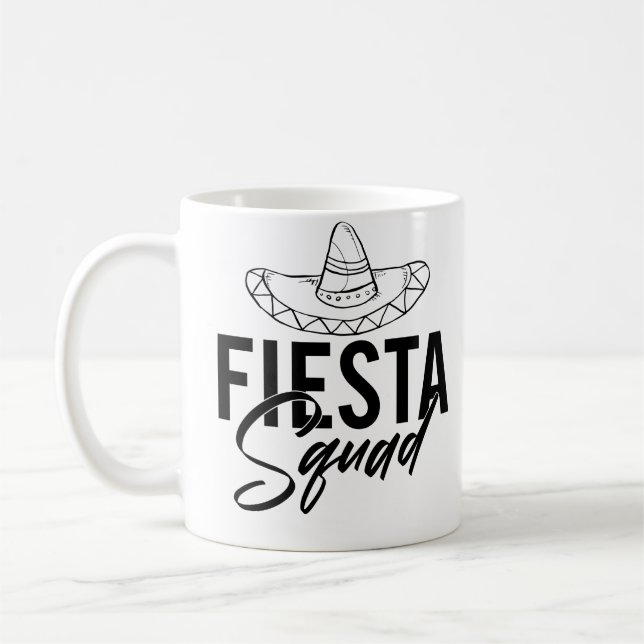 Mug Chemises de fête de fiançailles de l'équipe Fiesta (Gauche)