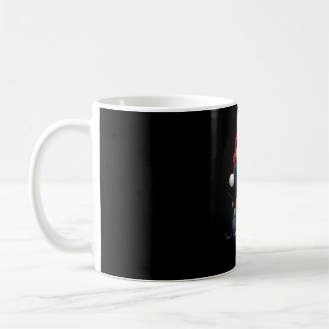 Mug Chemises de Noël de l'arbre de chiens de teckel Ca (Gauche)