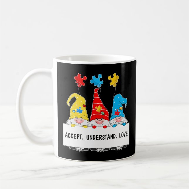 Mug Chemises de sensibilisation sur l'autisme cadeaux  (Gauche)