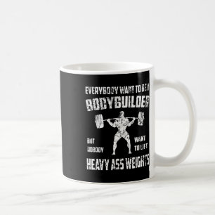 Mug Chemises Drôle De Bodybuilding. Un squa d'exercice