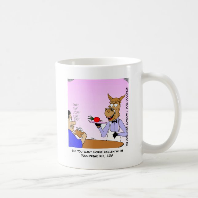 Mug Chemises drôles de serveurs à cheval & Cadeaux (Droite)