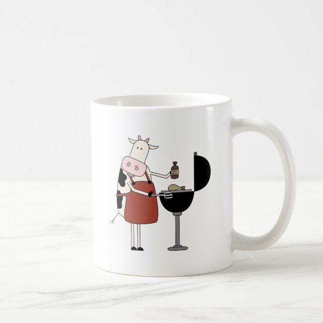 Mug Chemises et cadeaux Barbecue de vache (Droite)