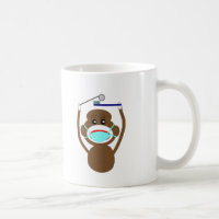 Chemises et cadeaux de singe de chaussette de