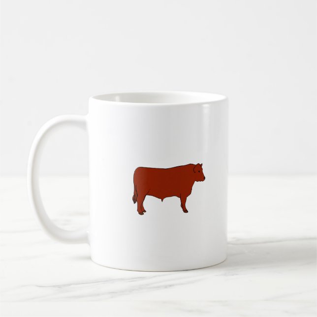 Mug Cheptels bovins - Angus rouge Taureau (Gauche)
