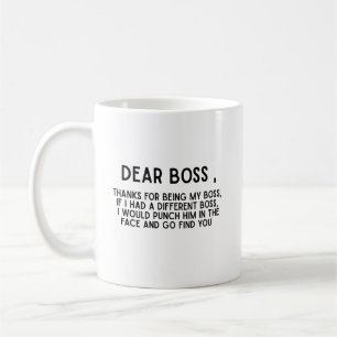 Mug Cher Boss Funny Office