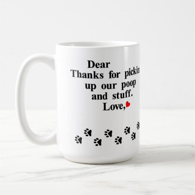 Mug Cher...de vos animaux de compagnie (Gauche)