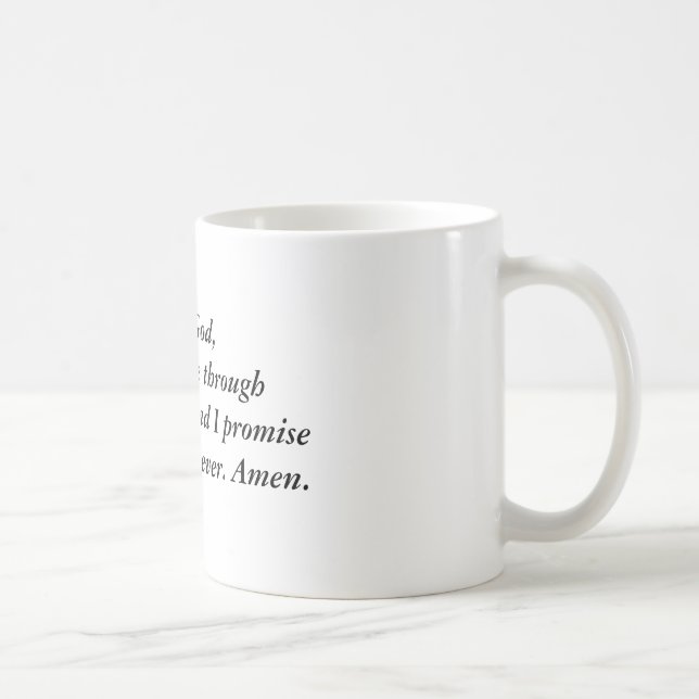 Mug Cher Dieu, svp m'obtiennent par cette récession… (Droite)