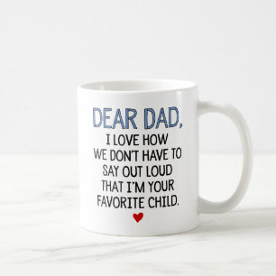 Mug Cher enfant de favori de papa