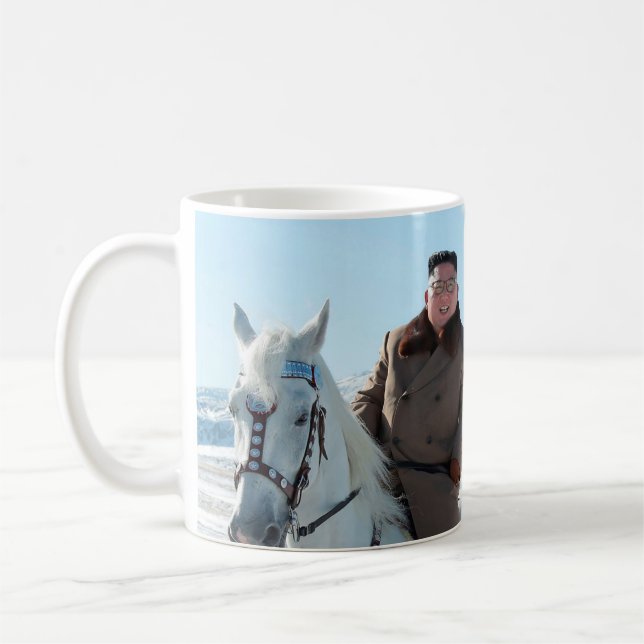 Mug Cher leader et Poutine à cheval (Gauche)