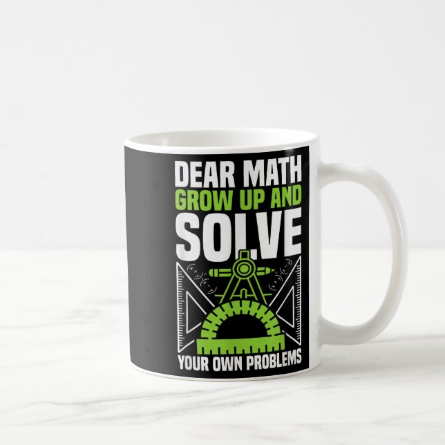Mug Cher Math Augmente Et Résoudre Vos Propres Problèm (Droite)