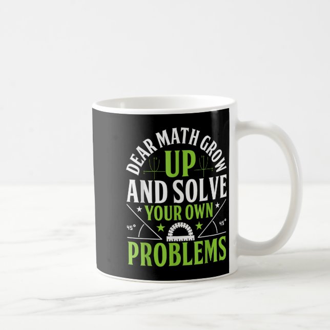 Mug Cher Math Augmente Et Résoudre Vos Propres Problèm (Droite)