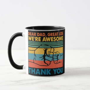 Mug Cher papa Grand Travail Nous sommes géniaux Merci 