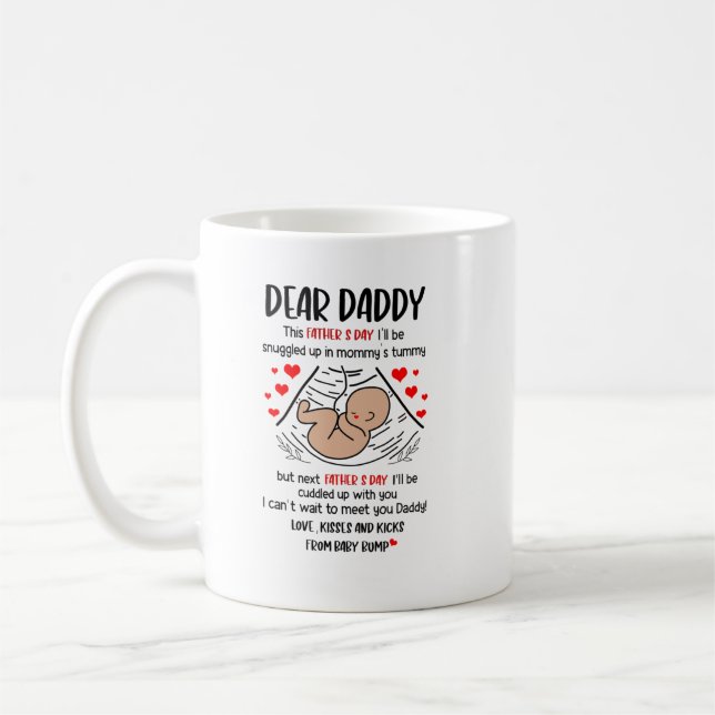 Mug Cher papa, le jour de ce père, je serai chéri Shir (Gauche)
