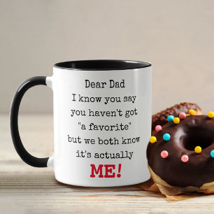 Mug Cher père de votre préféré - La typographie am