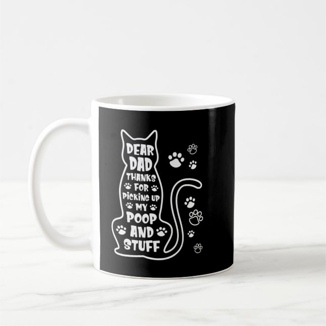 Mug Cher Père Merci D'Avoir Pris Mon Poop Heureux Fath (Gauche)
