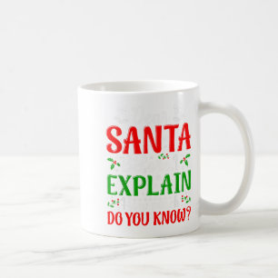 Mug Cher Père Noël avant d'expliquer combien en savez-