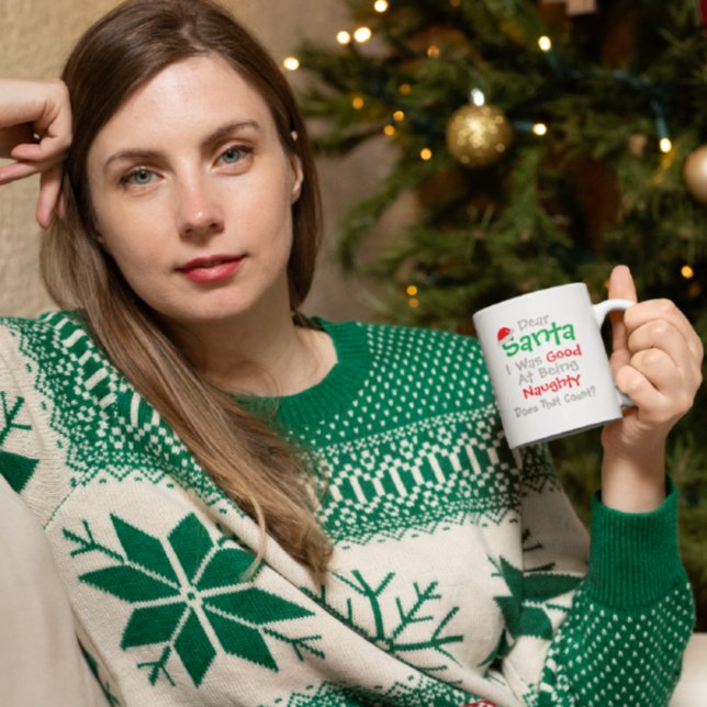 Mug Cher Père Noël : Bien D'Être Naughty Noël (Créateur téléchargé)