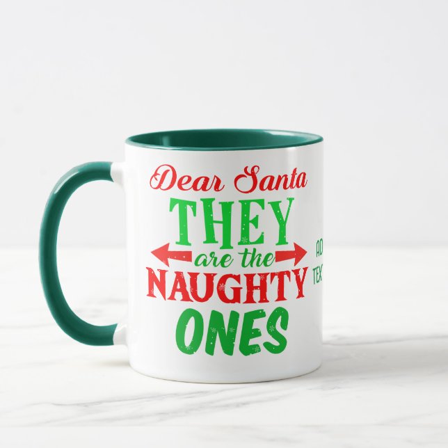 Mug Cher Père Noël, Ce Sont Les Maudits Noël (Gauche)
