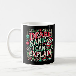 Mug "Cher Père Noël, Je Peux Expliquer"
