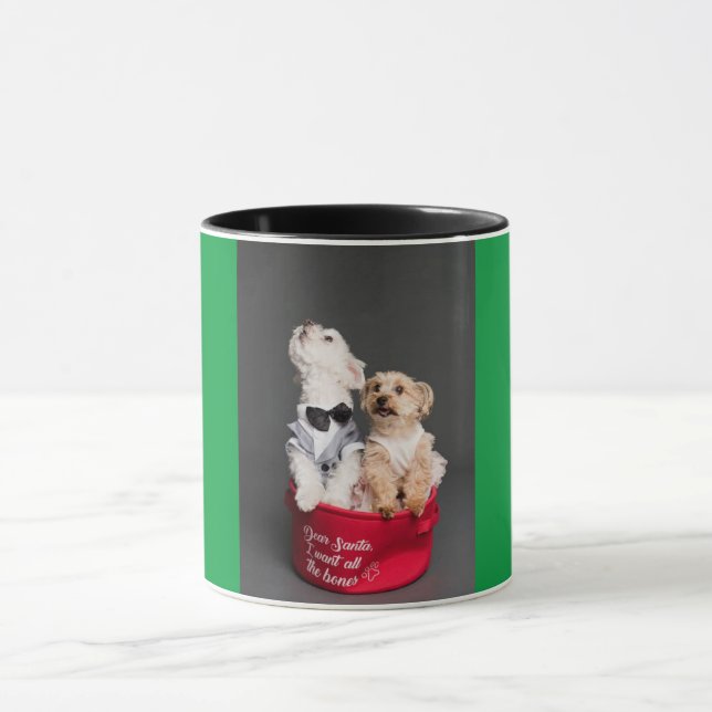 MUG CHER PÈRE NOËL, JE VEUX TOUS LES OS (Centre)