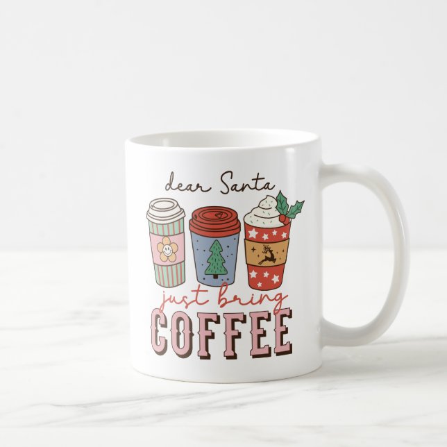 Mug Cher Père Noël | Latte de café de Noël (Droite)