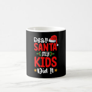 Mug Cher Père Noël Mes Enfants L'Ont Fait Noël Papa Ma