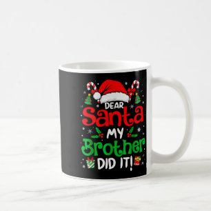 Mug Cher Père Noël Mon Frère L'a Fait Drôle De Noël Ga